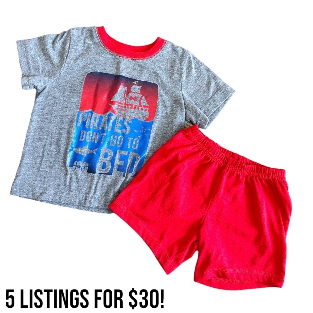 Baby boy matching outfit set bundle 12 months